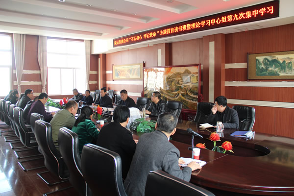 隴運集團公司黨委召開“不忘初心、牢記使命”主題教育讀書班暨理論學習中心組第九次集中學習（擴大）會議