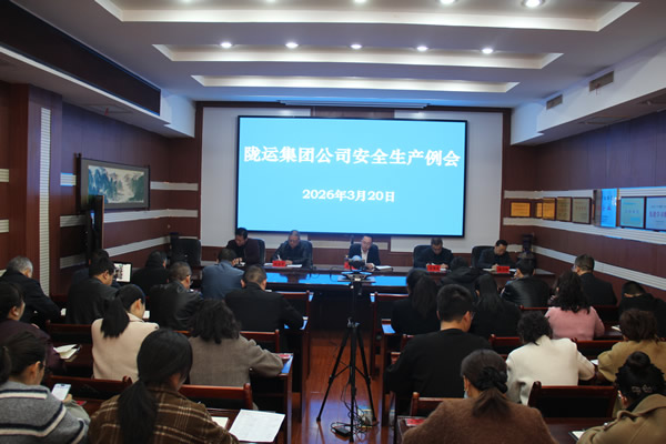 隴南市隴運(yùn)集團(tuán)公司召開(kāi)2026年3月份安全生產(chǎn)例會(huì)